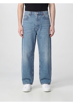 AMISH Huge Straight Fit Distressed Effect Cotton Denim Jeans