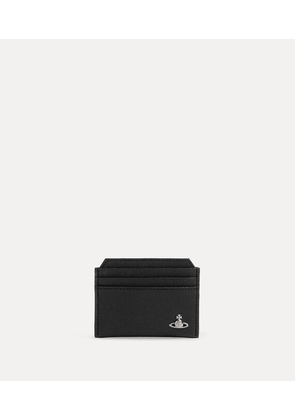 Vivienne Westwood Slim Card Holder Faux Leather Black One Size Unisex