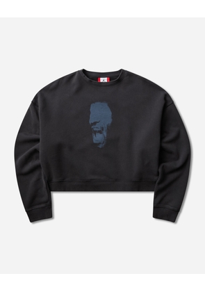 Men s In1House Crop Crewneck Sweatshirt Black