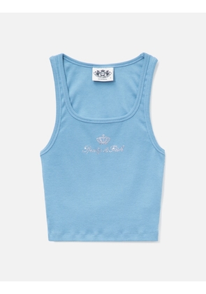 Sporty &amp; Rich X Juicy Couture Crown Ribbed Tank