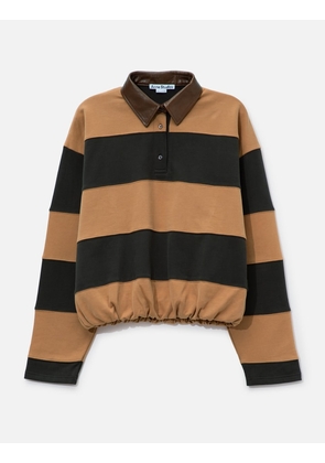 Striped Polo Sweater