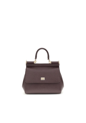 Dolce & Gabbana Brown Calf Leather Bos Taurus Shoulder Bag