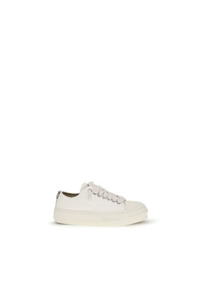 Represent White Cotton Low Top Sneakers - EU41/US8