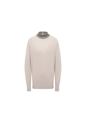 Brunello Cucinelli Beige Cashmere Sweater - L