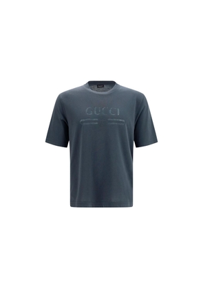 Gucci Gray Cotton T-Shirt - L