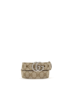 Gucci Beige Fabric Regular Belt - 70 cm / 28 Inches