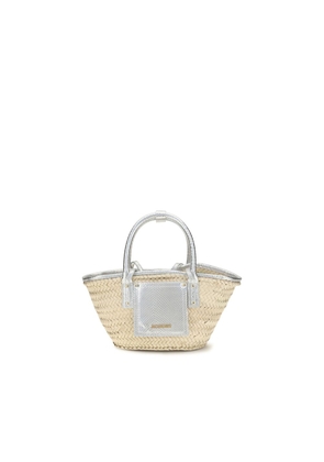 Jacquemus Beige Raffia Handbag