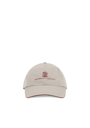 Brunello Cucinelli Gray Polyester Cap (Baseball Hat) - L