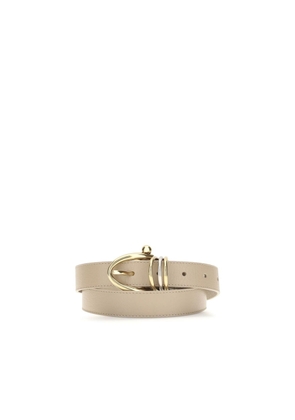 Chloé Beige Calf Leather Bos Taurus Regular Belt - L