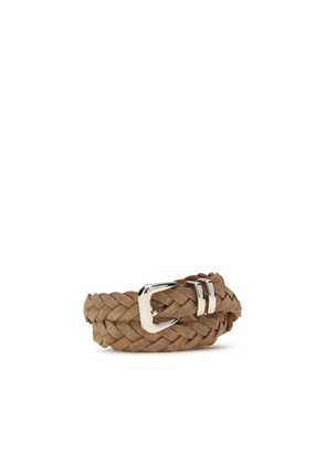 Brunello Cucinelli Beige Calf Leather Bos Taurus Regular Belt - 100 cm / 40 Inches