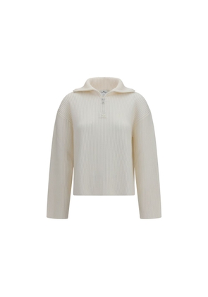 Courrèges White Wool Oves Aries Sweatshirt - S