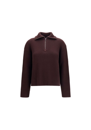 Courrèges Brown Wool Oves Aries Sweatshirt - M