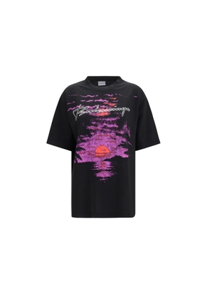 Balenciaga Black Cotton T-Shirt - M
