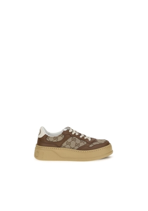 Gucci Beige Calf Leather Bos Taurus Chunky Sneakers - EU37/US7