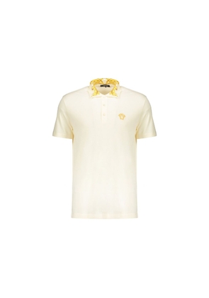 Versace Bicolor Cotton Polo Shirt - L