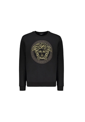 Versace Black Cotton Sweatshirt - L