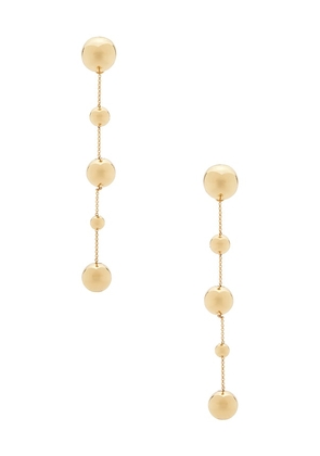 BaubleBar Blair Gold Drop Earrings in Metallic Gold.