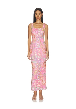 ELLIATT Nathalie Column Ankle Grazer in Pink. Size S. Also in M, L, XL.
