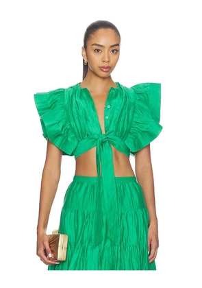 Alexis Varenna Top in Green. Size XS. Also in S, M, L.