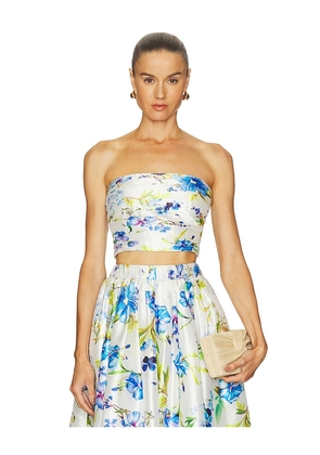 HEMANT AND NANDITA Strapless Top in Ivory. Size S. Also in L, M, XL, XS, XXS.