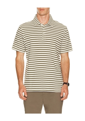 Barbour Farlam Striped Tailored Polo in White. Size S. Also in M, L, XL/1X.