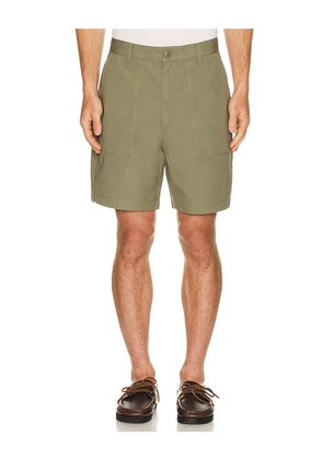 Barbour Sherburn Cotton Short in Green. Size S. Also in M, L, XL/1X.