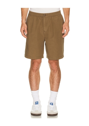 Barbour Rickfell Ripstop Short in Brown. Size S. Also in M, L, XL/1X.