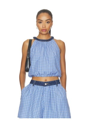 Cinq a Sept Cassidi Top in Blue. Size XS. Also in L, M, S, XL.