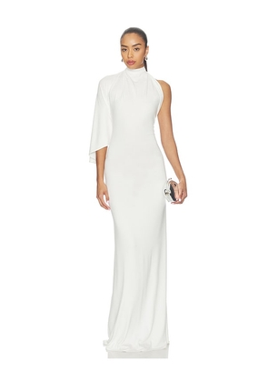 Diana Milkanova Studio One Shoulder Dress in White. Size S. Also in L, M.