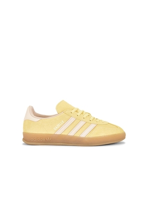 adidas Originals Gazelle Indoor Sneaker in Yellow. Size 5. Also in 5.5, 6, 6.5, 7, 7.5, 8, 8.5, 9, 9.5, 10.