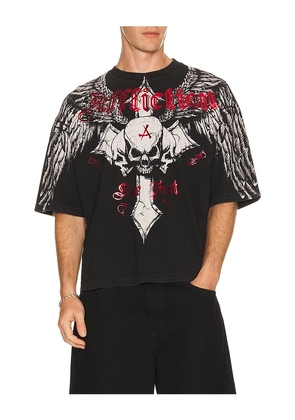 Affliction Imperial Life Short Sleeve Tee in Black. Size S. Also in M, L, XL/1X.