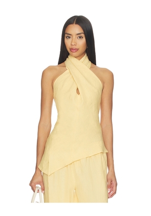 FAITHFULL Maria Top in Cream. Size XS. Also in S, M, L, XL.