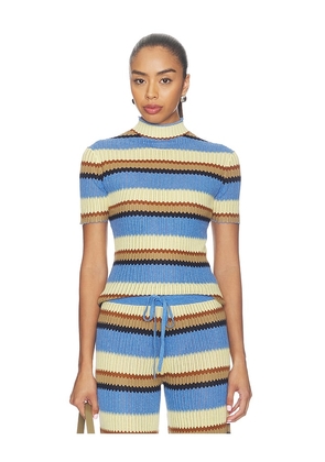 Guest In Residence Palazzo Top in Multi. Size XS. Also in S, M, L.