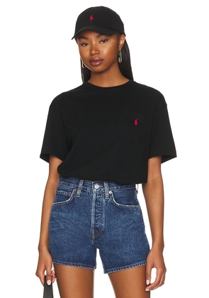 Polo Ralph Lauren Short Sleeve Pocket T-Shirt in Black. Size XL. Also in S, M, L, XXL.