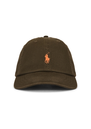 Polo Ralph Lauren Chino Sport Cap in Olive.