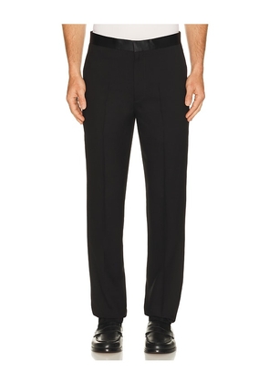 Theory Mayer Tuxedo Pant in Stretch Wool in Black. Size 28. Also in 30, 32, 34, 36, 38.