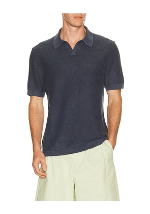 Rails Baker Polo in Blue. Size S. Also in M, L, XL/1X.