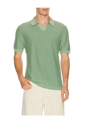 Rails Baker Polo in Green. Size S. Also in L, XL/1X.
