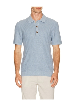 Rails Nathan Polo in Blue. Size S. Also in L, XL/1X.