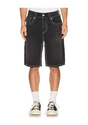 True Religion Bobby Big T Flap Shorts in Black. Size 31. Also in 32.