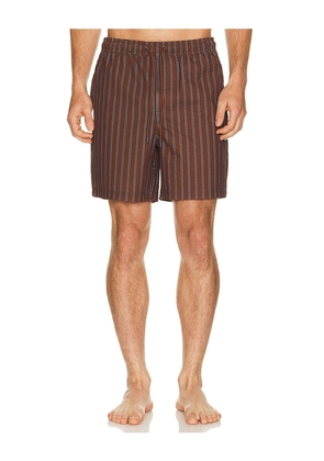Rails La Brea Short in Brown. Size S. Also in M, L, XL/1X.