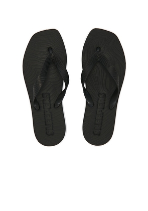 Sleepers Tapered Platform Flip Flop in Black. Size 36. Also in 37, 38, 39, 40, 41.