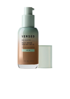 VERSED Skin Solution Multi-Serum Skin Tint SPF 40 in Tan.
