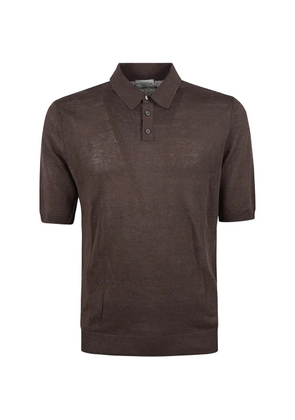 Ballantyne buttoned polo shirt - Brown