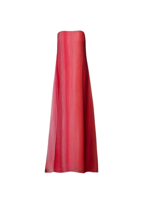 Baobab Nara strapless chiffon maxi dress - Red