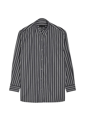Nili Lotan Yorke vertical-stripe long-sleeve shirt - Black