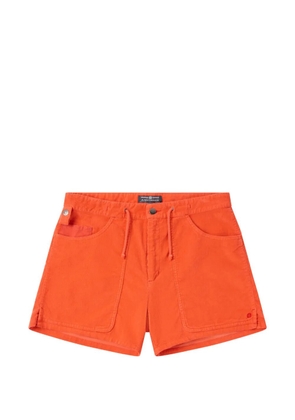 AMUNDSEN drawstring corduroy shorts - Orange