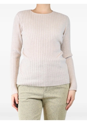 Allude ribbed sweater - Neutrals