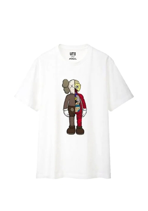 KAWS x Uniqlo Flayed T-shirt - White