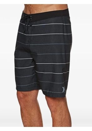 Hurley Main Street striped swim shorts - Black